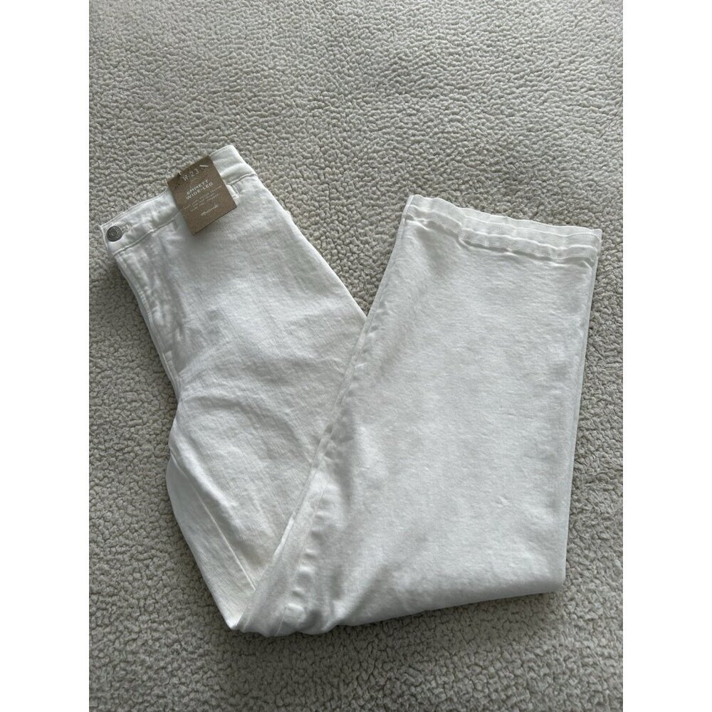 Madewell Emmett Wide-Leg Crop Jean High Rise Welt Pocket Vintage Canvas Size 23 - Picture 10 of 16